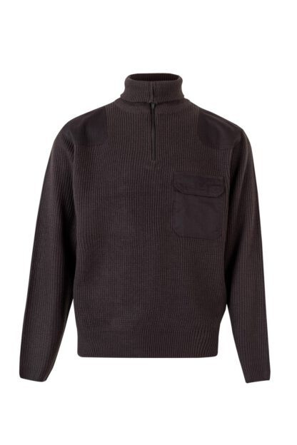 JERSEY MEDIA CREMALLERA Color Gris