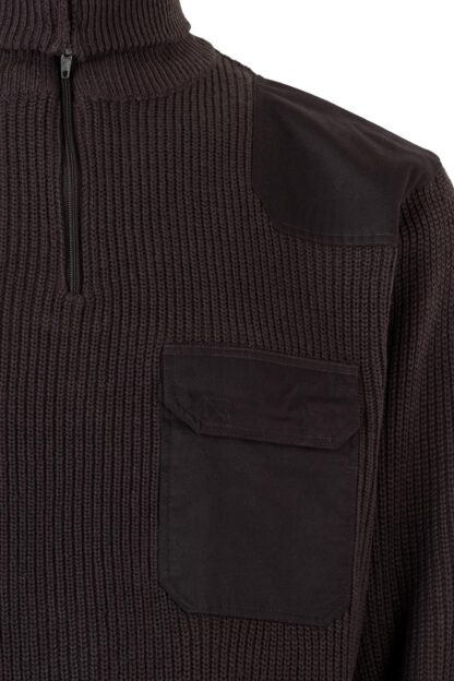 JERSEY MEDIA CREMALLERA Color Gris - Imagen 4